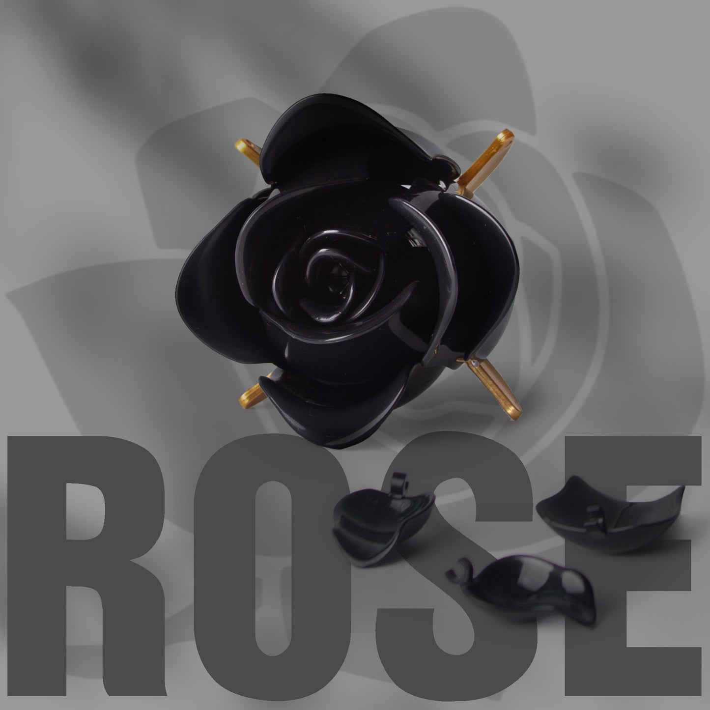 Black Rose Bouquet Building Block Set Toy-660PCS