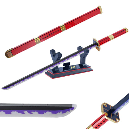 Anime Zoro Sandai Kitetsu Yamato Sword Building Block Set