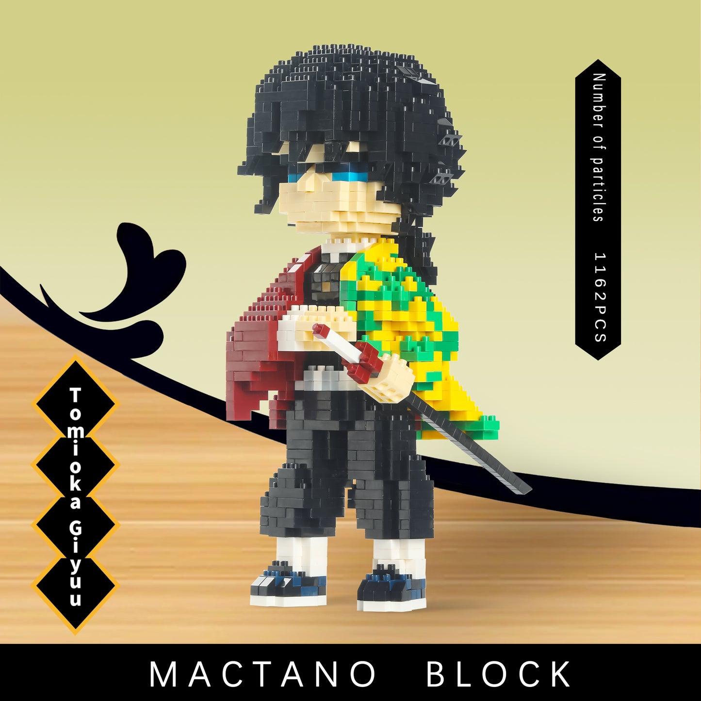 Anime Giyuu Tomioka Figure Building Set