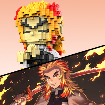 Anime Rengoku Kyoujurou Figure Building Set