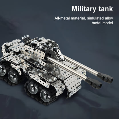 3D Metal Puzzle Tank Model Building Set (Double-Barreled)