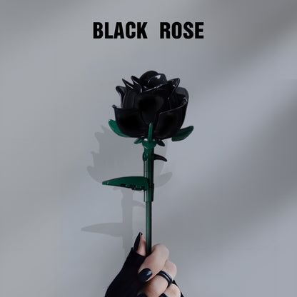 Black Rose Bouquet Building Block Set Toy-660PCS