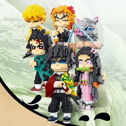 Anime Zenitsu Agatsuma Figure Building Set