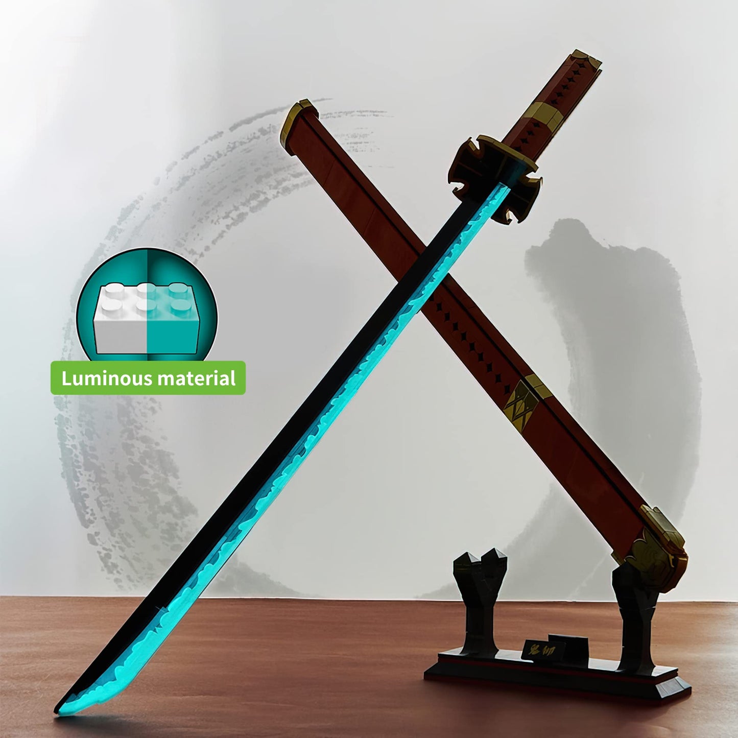 Anime Zoro Sandai Kitetsu Yamato Sword Building Block Set