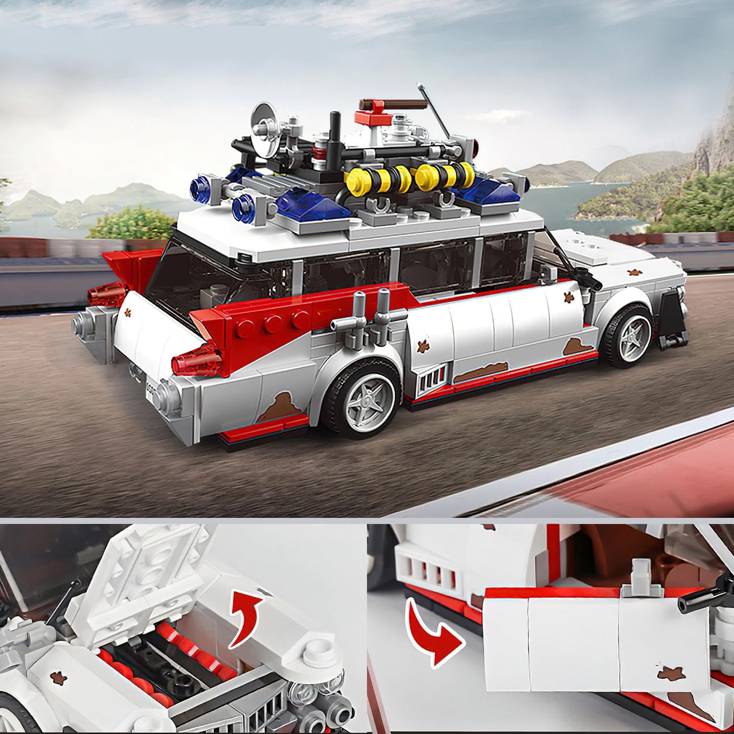 ECTO-1 Ghost Buster Car Building Block Set
