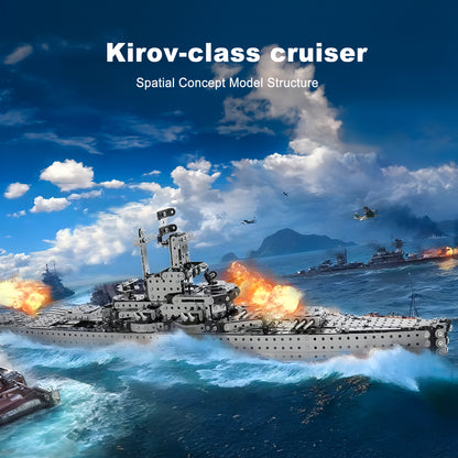 3D Metal Puzzle Military Battle Ship Model Building Set