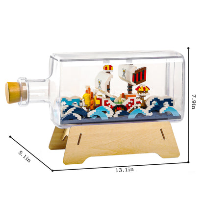 Thousand Sunny Ship in a Bottle Building Block Set