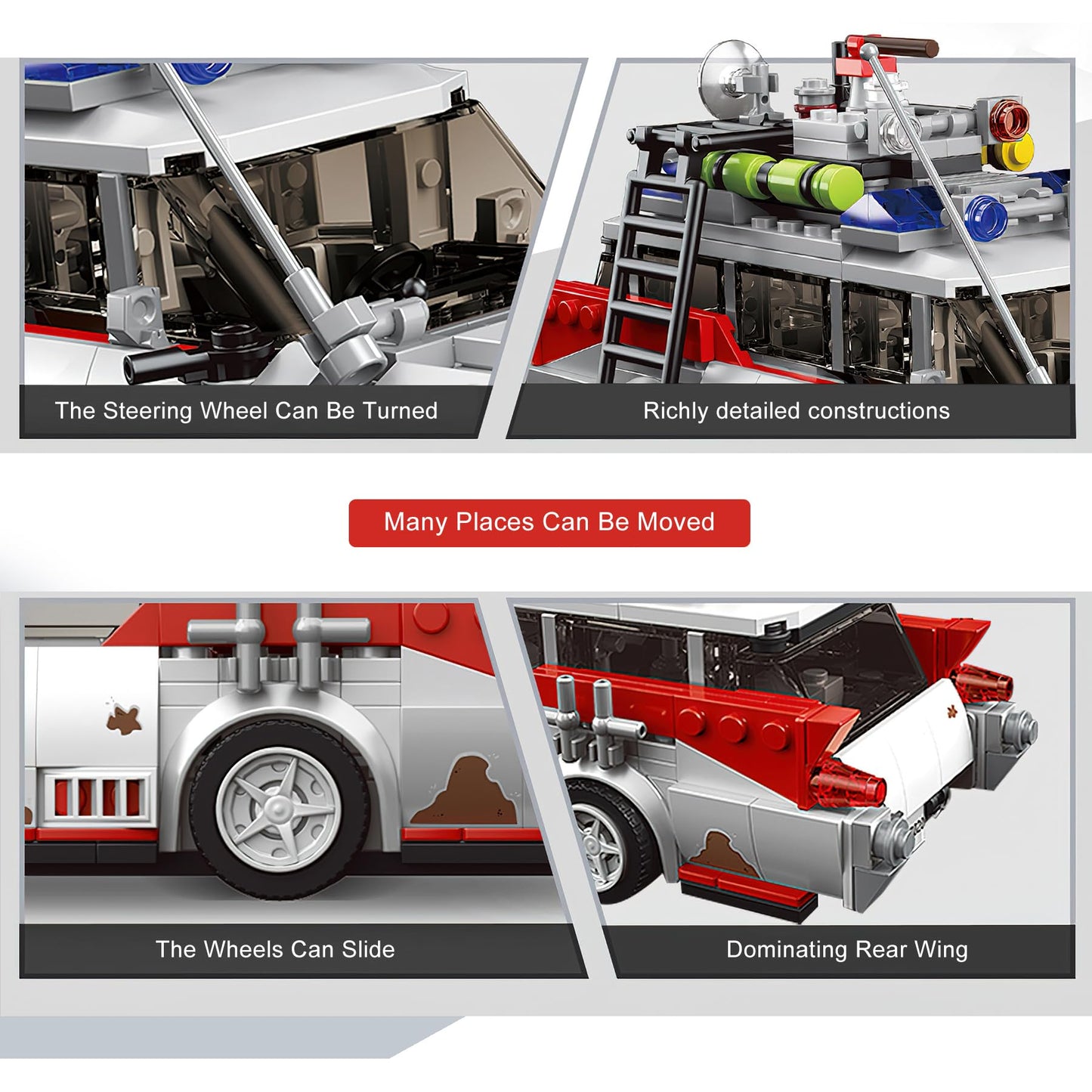 ECTO-1 Ghost Buster Car Building Block Set