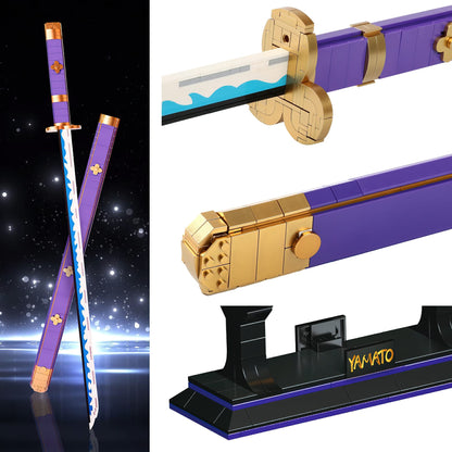 Anime Zoro Enma Yamato Sword Building Block Set