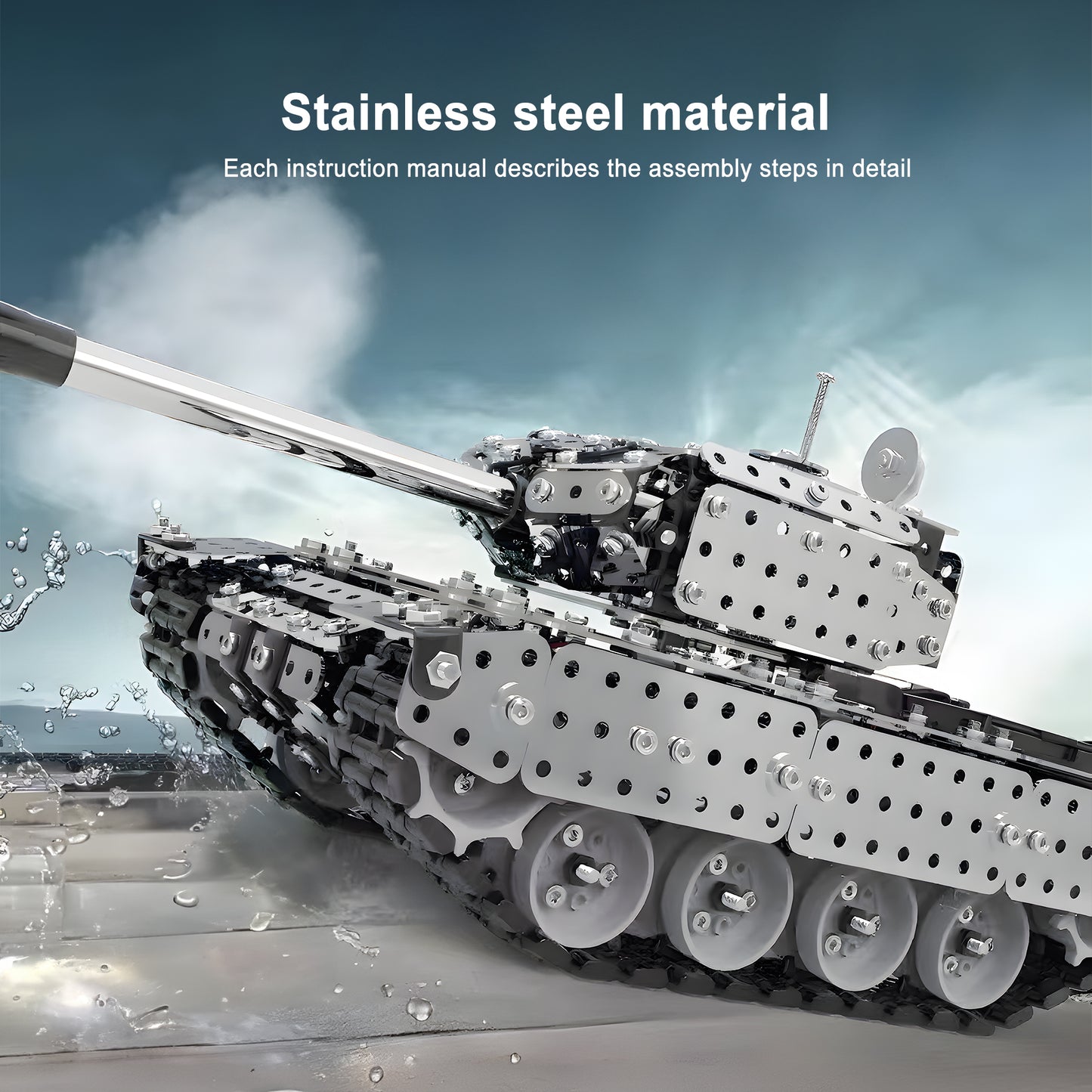 3D Metal Puzzle Tank Building Set