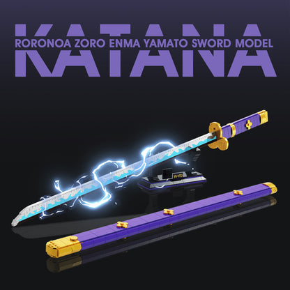 Anime Zoro Enma Yamato Sword Building Block Set
