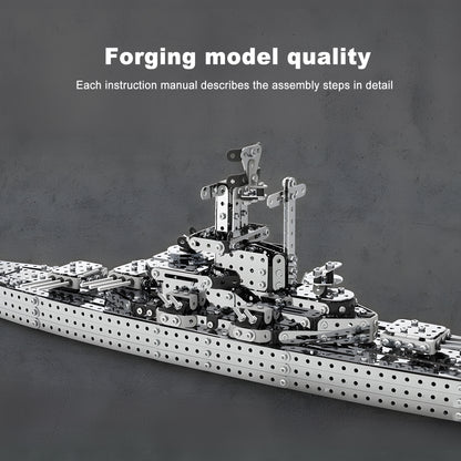 3D Metal Puzzle Military Battle Ship Model Building Set