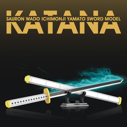 Anime Zoro Wado Ichimonji Yamato Sword Building Block Set