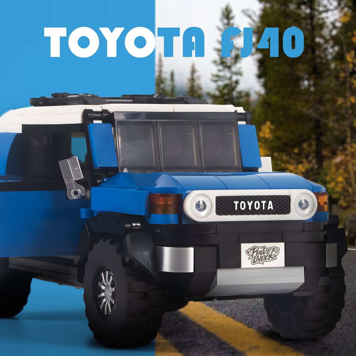 Toyota FJ40 Off Road  Car Building Block Set